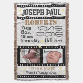 Film Reel för Movie Star Retro Foto ramar Filt