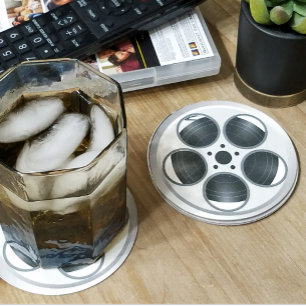 Film Reel Home Theater Underlägg Papper Rund