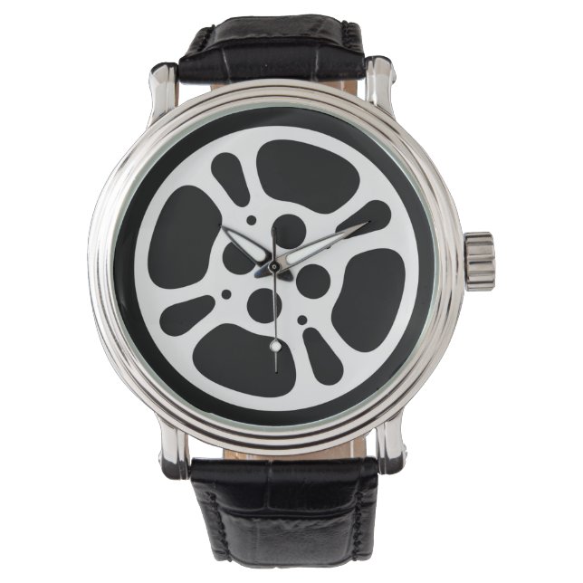 Film Reel / Movie Reel Wristwatch Armbandsur (Framsida)