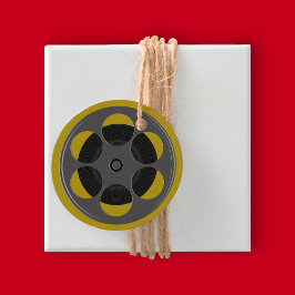 Film Reel Movie Theme Gåvor Etiketter