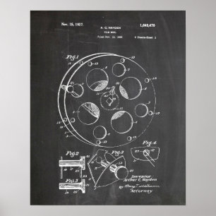 FILM REEL-patent Poster