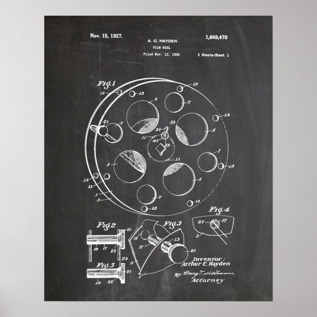 FILM REEL-patent Poster (Framsidan)