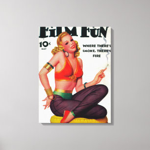 Film Roligt Magazine Cover 11 Canvastryck