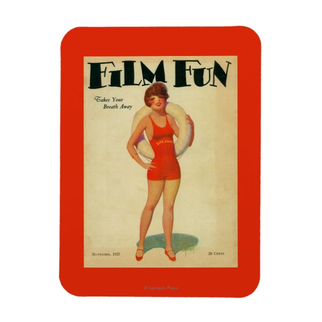 Film Roligt Magazine Cover 2 Magnet (Vertikal)