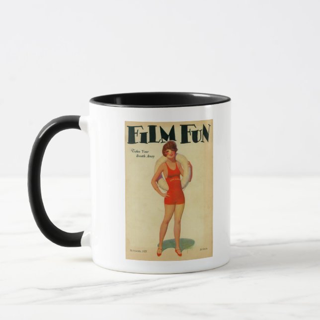 Film Roligt Magazine Cover 2 Mugg (Vänster)