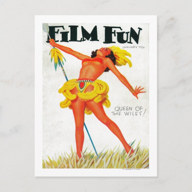 Film Roligt Magazine Cover 4 Vykort (Framsida)