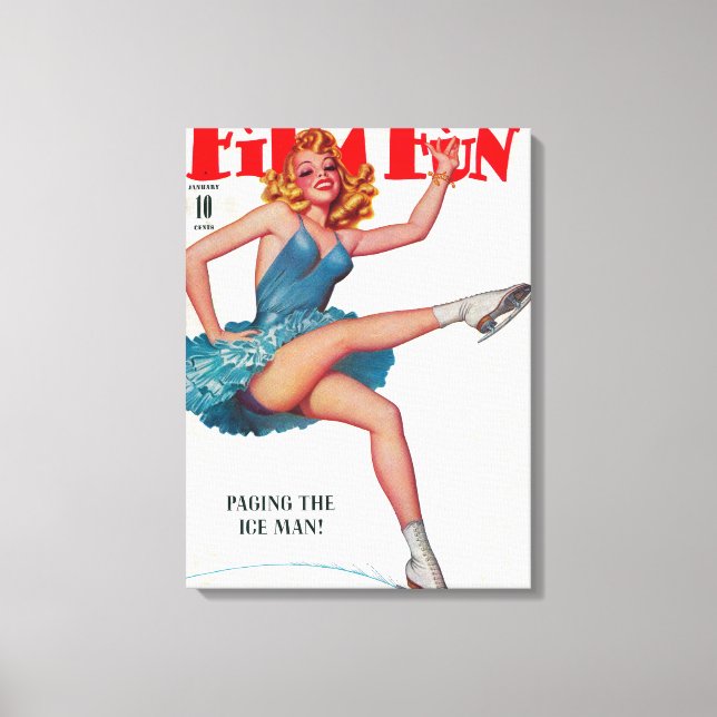 Film Roligt Magazine Cover 5 Canvastryck (Framsida)