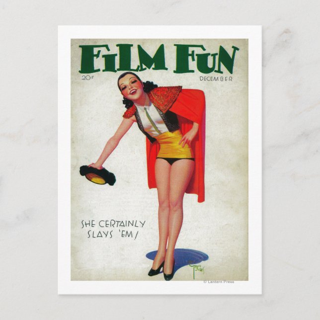 Film Roligt Magazine Cover 5 Vykort (Framsida)