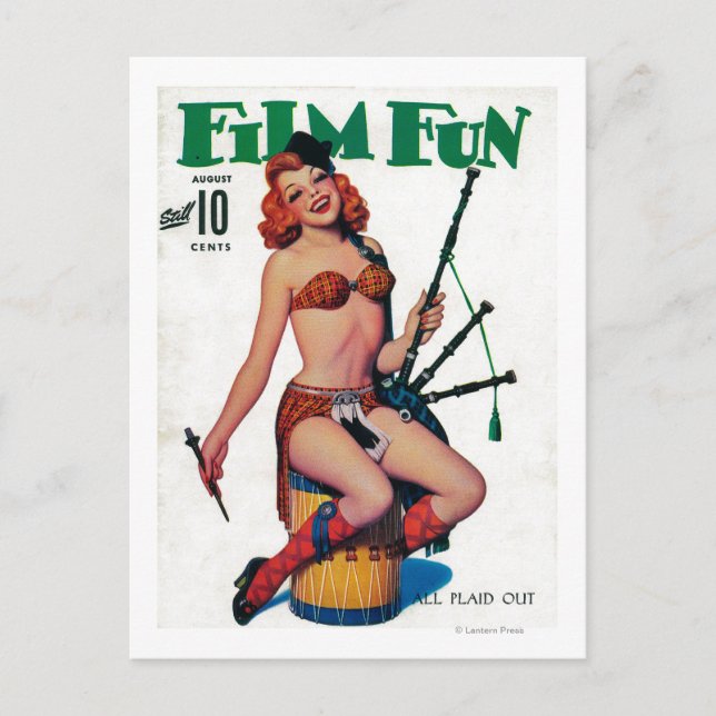 Film Roligt Magazine Cover 6 Vykort (Framsida)