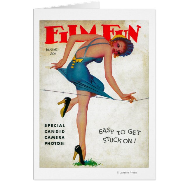 Film Roligt Magazine Cover 7 Hälsningskort (Framsidan)