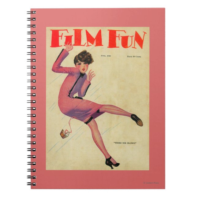 Film Roligt Magazine Cover Anteckningsbok (Framsidan)