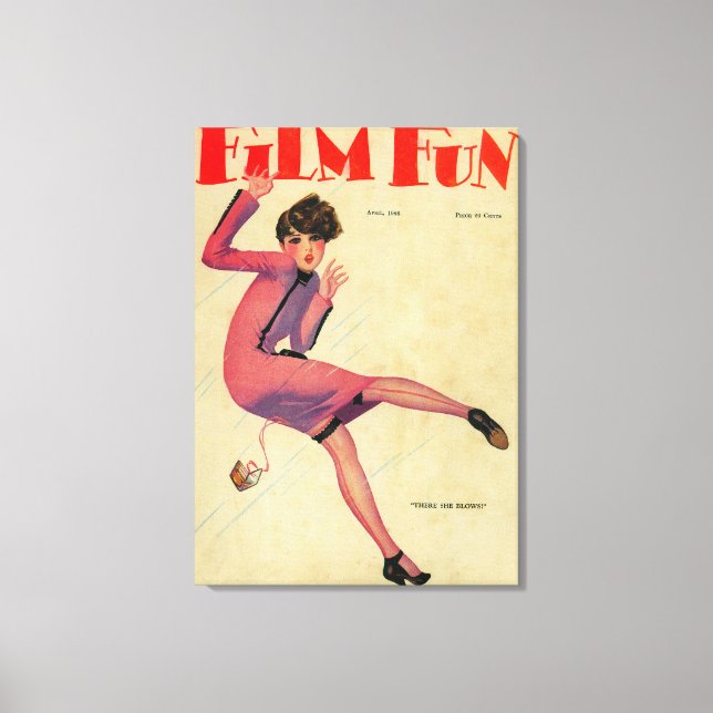 Film Roligt Magazine Cover Canvastryck (Framsida)