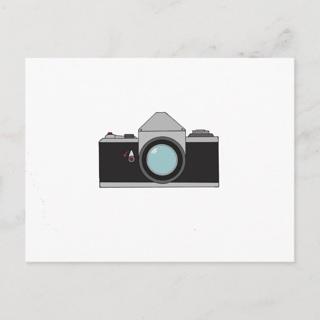 Film SLR-kamera Vykort (Framsida)