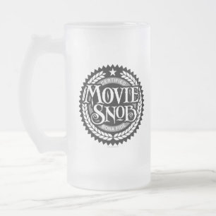 Film Snob - lustig film älskare Frostat Ölglas