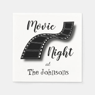 Film Strip Movie Napkins Anpassningsbar Napkins Pappersservett
