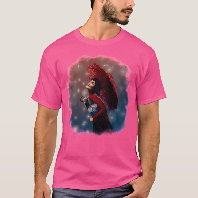 Film Tarot - Amlie as Fool T Shirt (Framsida)