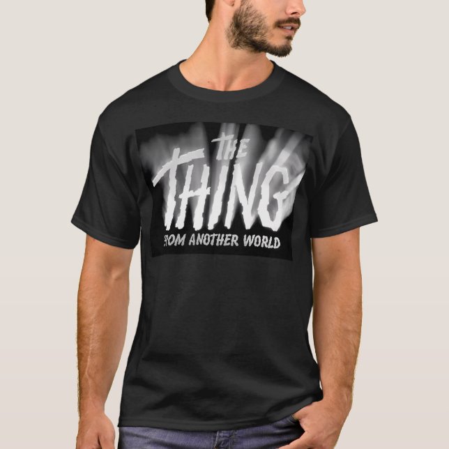Film Titel Sak från en annan värld (1951) T Shirt (Framsida)