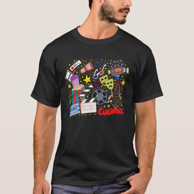 Film Universe for Cinephiles T Shirt (Framsida)