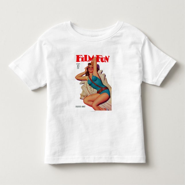 Filma den roliga tidskriften täcker 9 tee shirt (Framsida)
