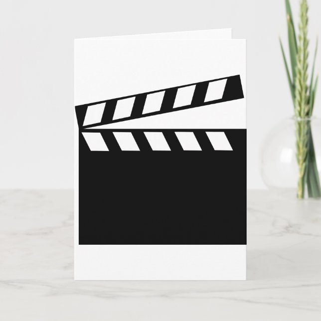 Filma filmclapperen kort (Framsida)