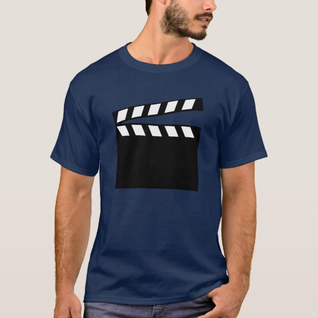 Filma filmclapperen t-shirt (Framsida)