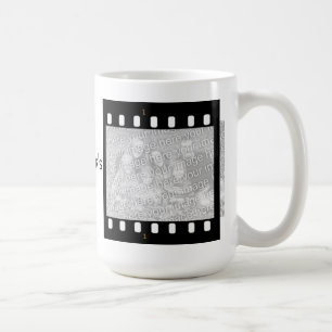 Filma för fotoramen för remsan den beställnings kaffemugg