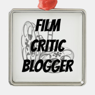 Filma kritikerbloggaren julgransprydnad metall