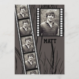 Filma meddelandet för studenten för inbjudningar