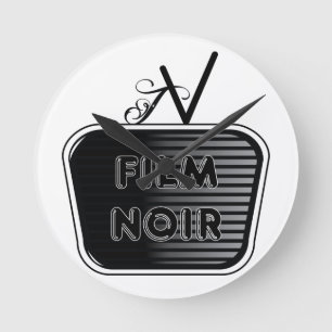 Filma Noir Rund Klocka