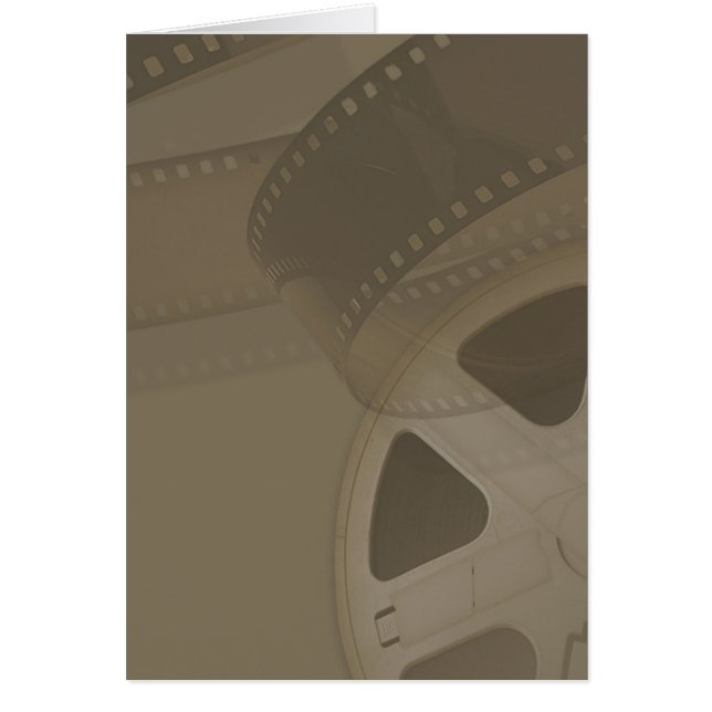 Filma och theatren hälsningskort (Framsidan)