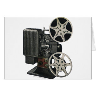 Filma projektorn 1947 hälsningskort