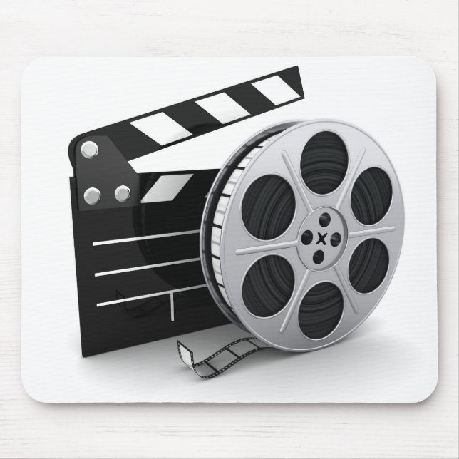 Filma rullclapperen Mousepad Musmatta (Framsidan)