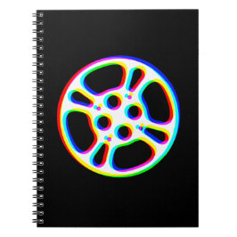 Filma rullen/filmrullen 3D verkställer Anteckningsbok Med Spiral