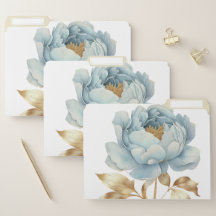 Filmapp Romantiskt golden blåa blommor