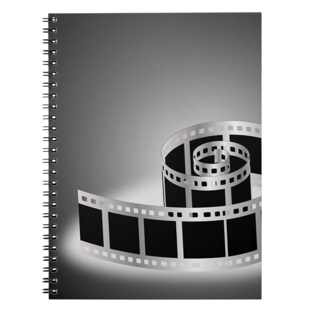 Filmband Anteckningsbok Med Spiral (Framsidan)