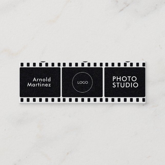 Filmbandets ram-hölje  mini visitkort (Framsida)