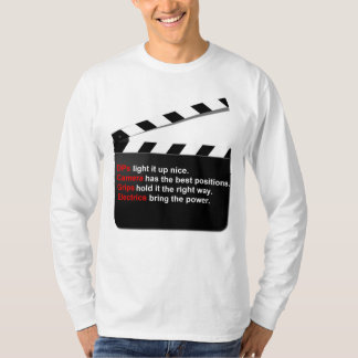 Filmbesättning direkt till lotten t shirt