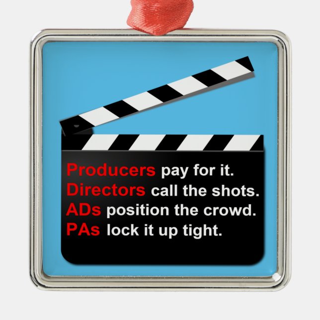 Filmbesättningstillverkare Slå Ornament (Framsidan)