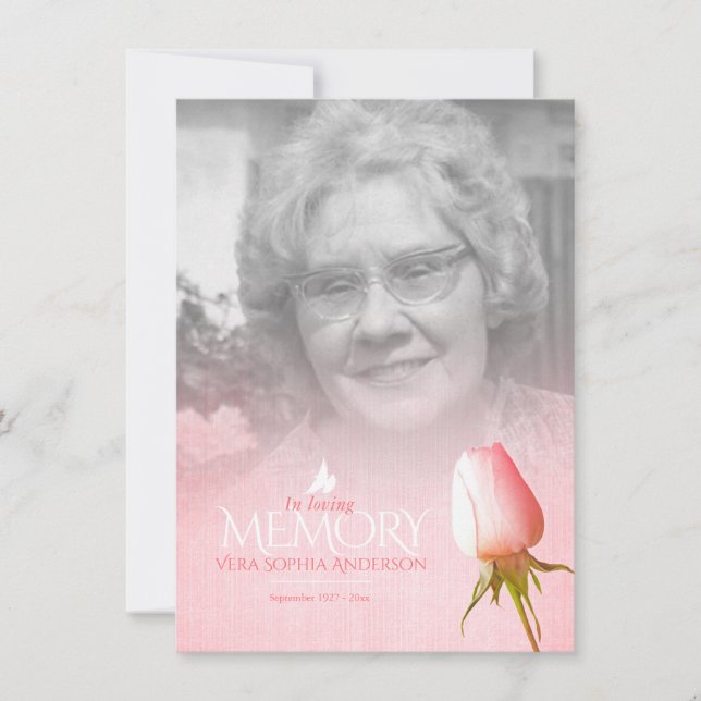 Filmbildsminne i rosa ros, dikt (Framsida)