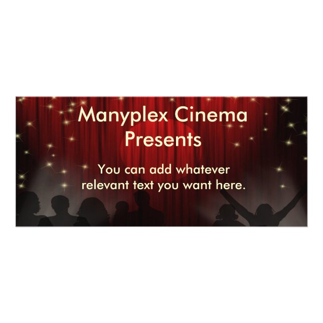 Filmbiografkuggekort Reklamkort (Framsidan)