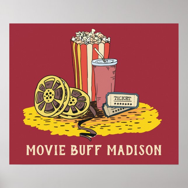 Filmbuffert för anpassningsbar poster (Framsidan)