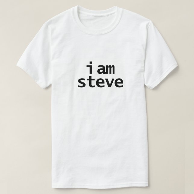 Filmcitat Jag är Steve  T Shirt (Design framsida)