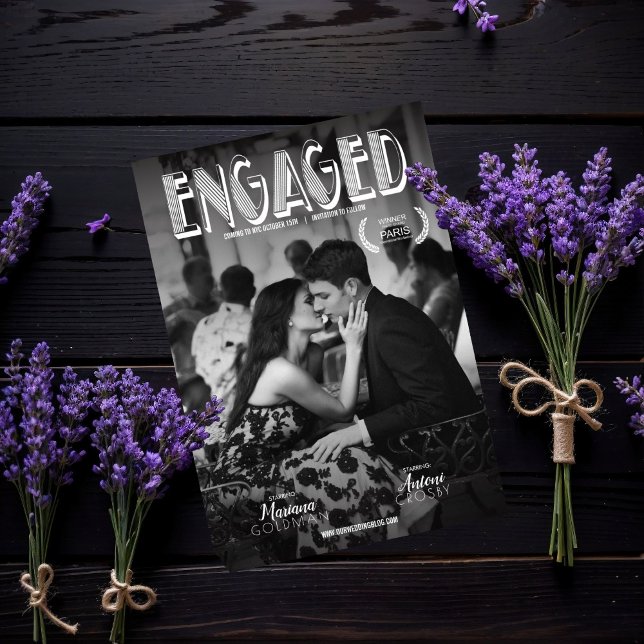 Filmen Poster Spara datumfotomeddelande Inbjudningar (Skapare uppladdad)