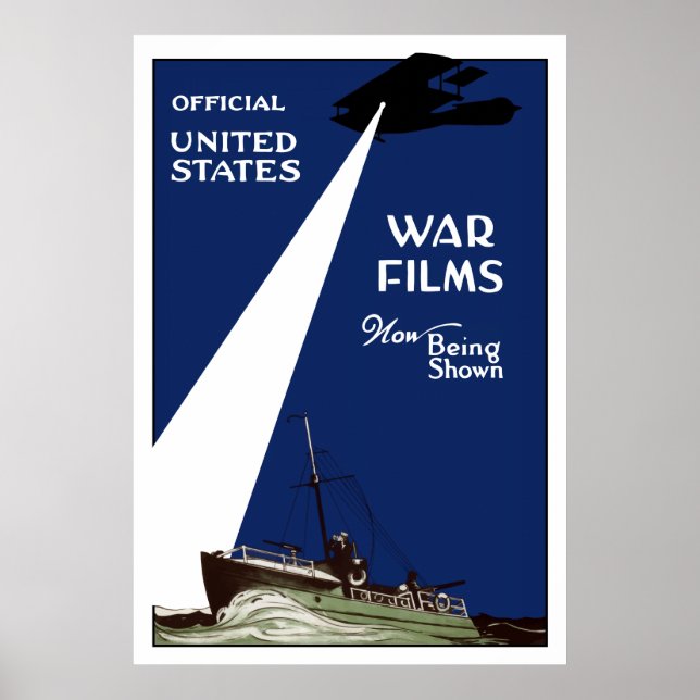 Filmer från United Stater Krig visas nu Poster (Framsidan)