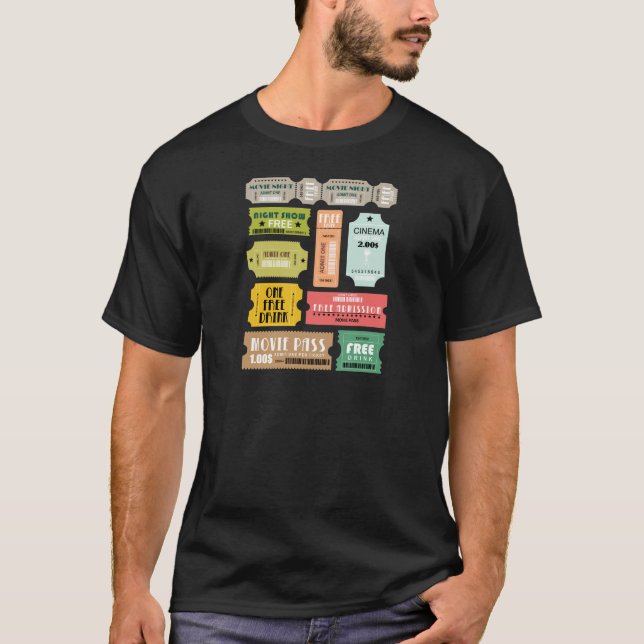 Filmerkännandebiljetter Tee (Framsida)