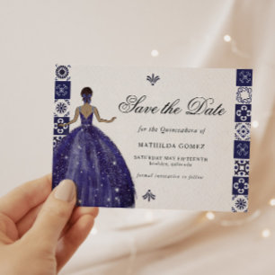 Filmerna Quinceañera i den blå krängningsväggen sp Inbjudningar