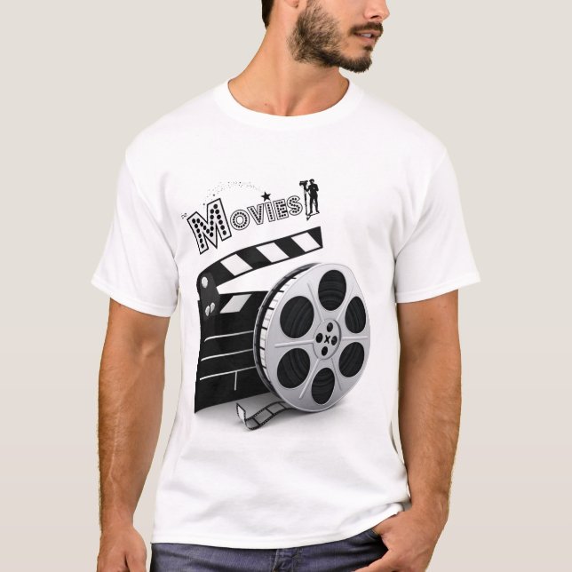 Filmerna: Reel & Clapper T-Shirt (Framsida)