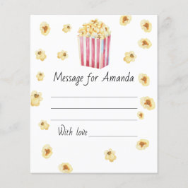 Filmfärgspopcorns födelsedagskalender - meddelande