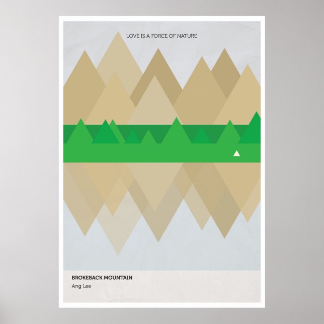 Filmfilmen Brokeback Mountain poster (Framsidan)
