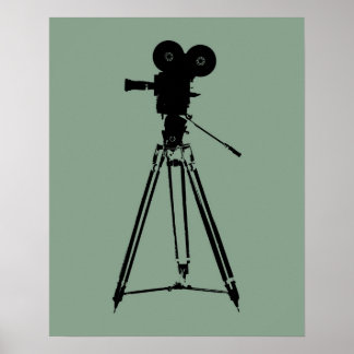 filmfilmfilmkamerans pop Art Poster